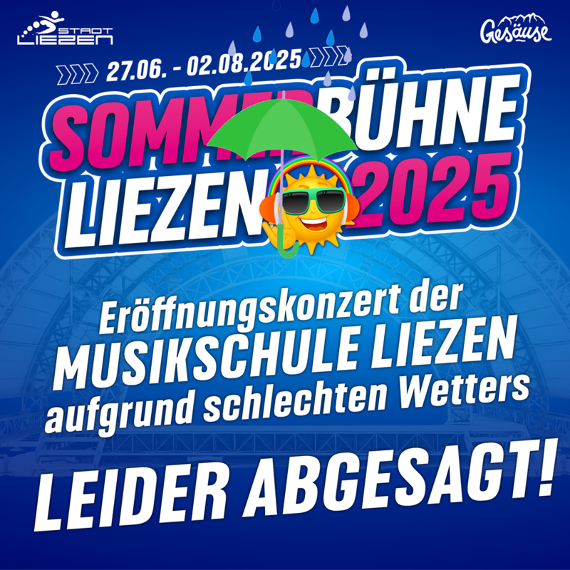 Absage Sommerbühne