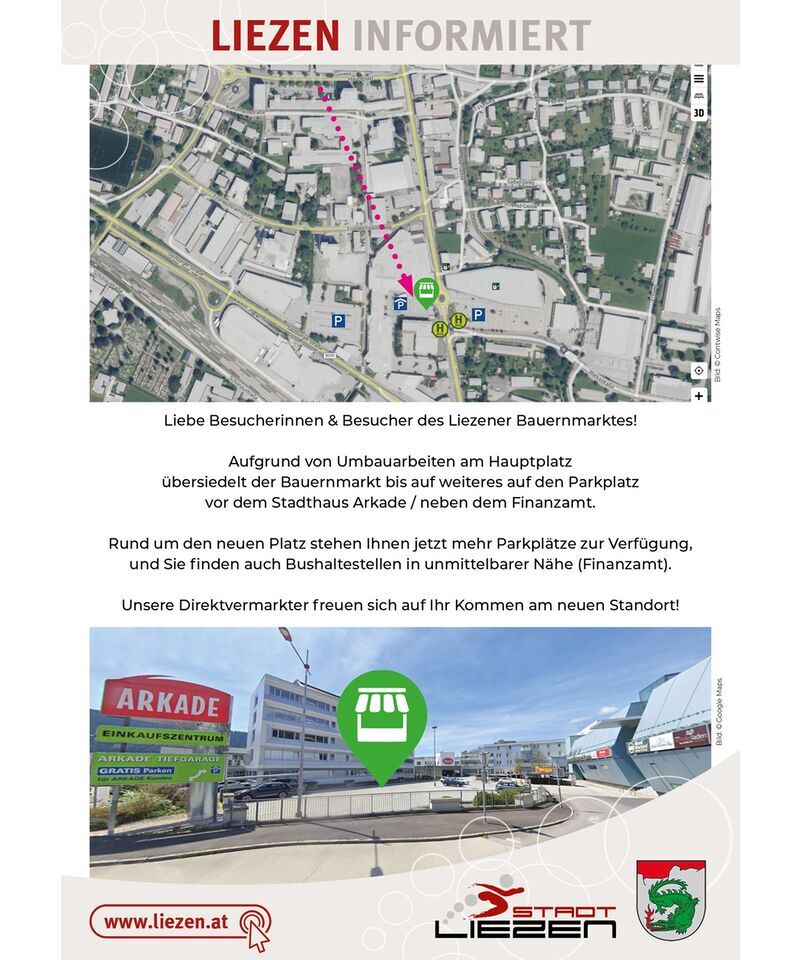 Bauernmarktflyer Rückseite